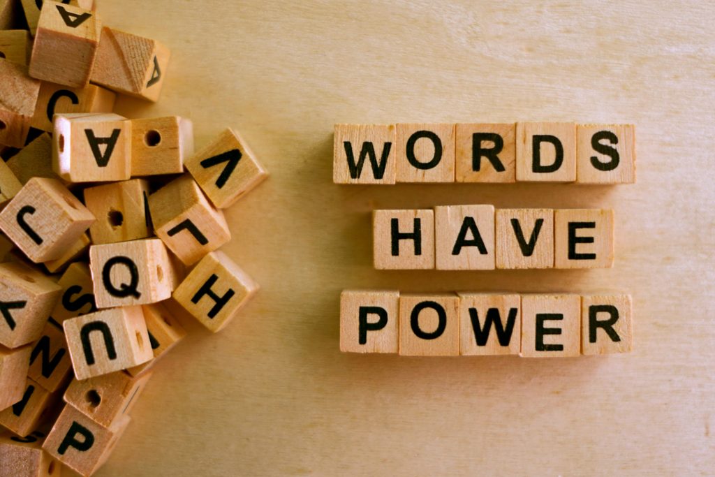 filler words don't have power