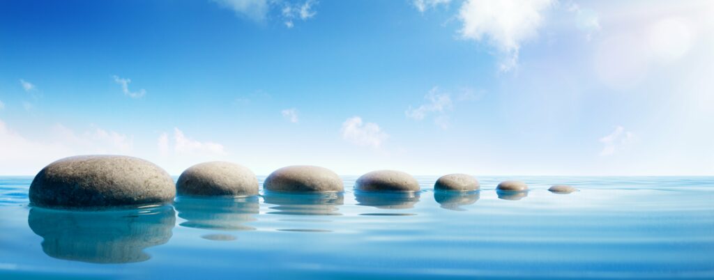 pebbles-in-water