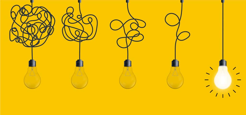 Row of light bulbs