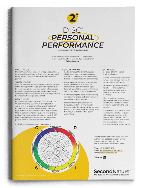DISC Personal Performance