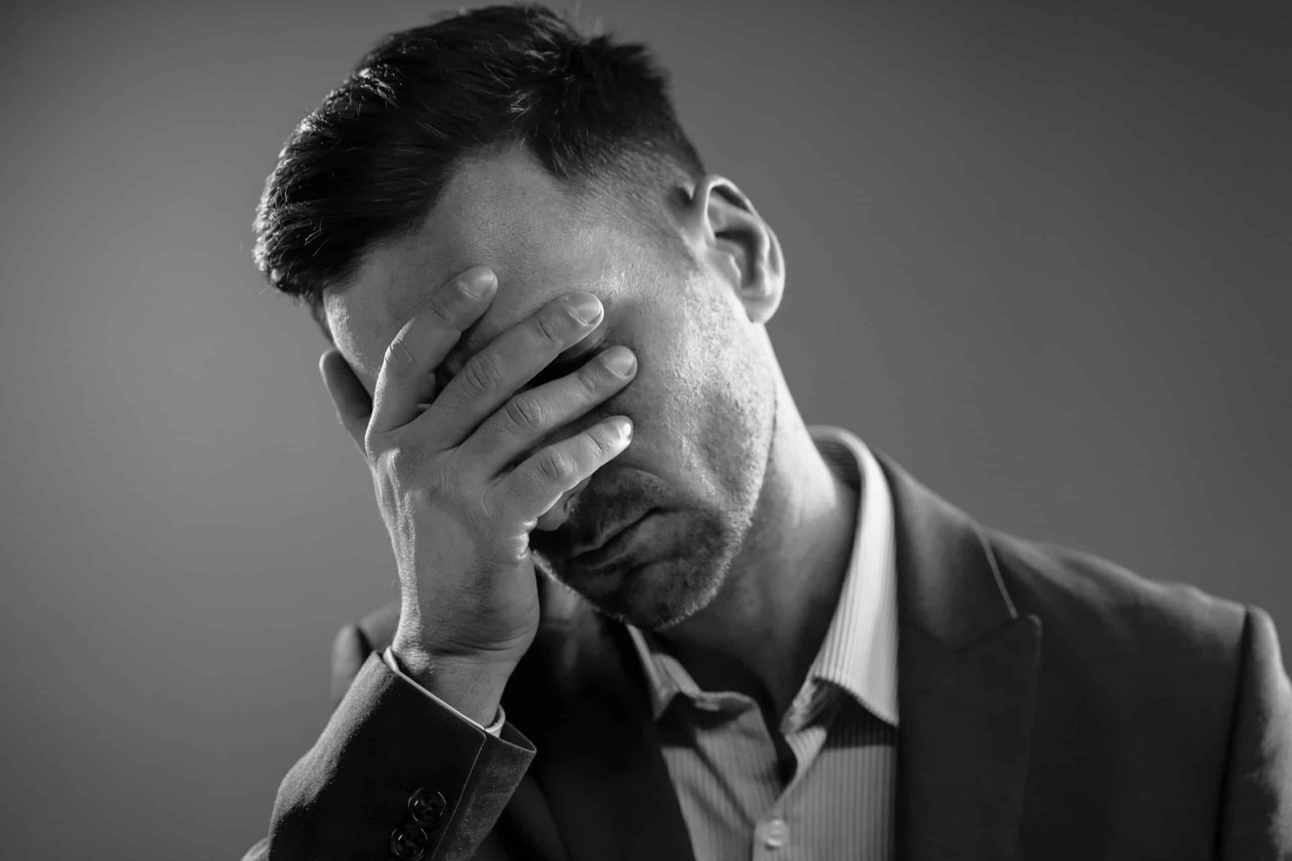 struggling with nerves before a presentation