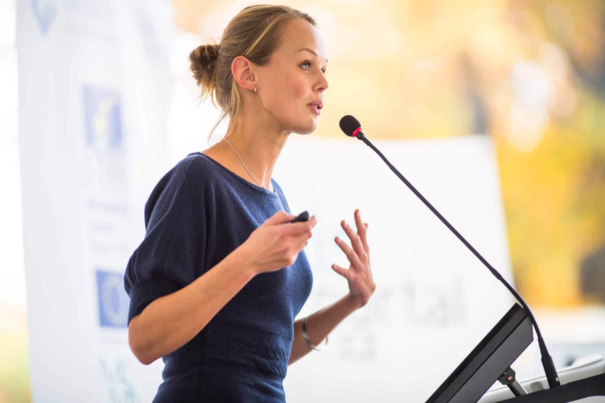 What to do with your hands while presenting