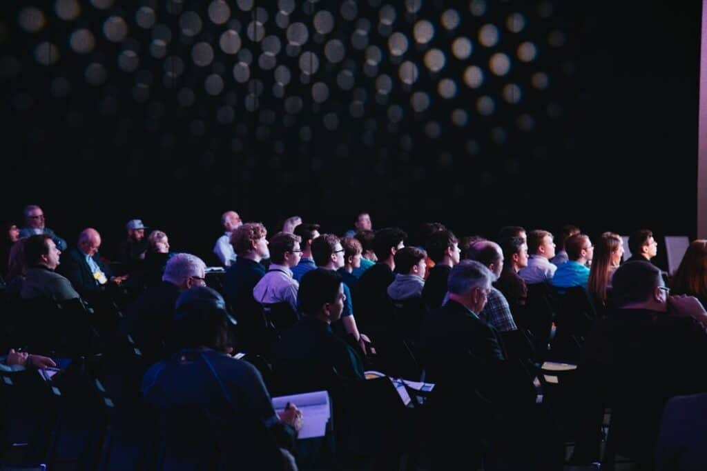 Conference audience