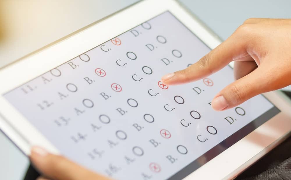 Microlearning on a tablet