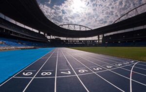 running track at the rio olympics