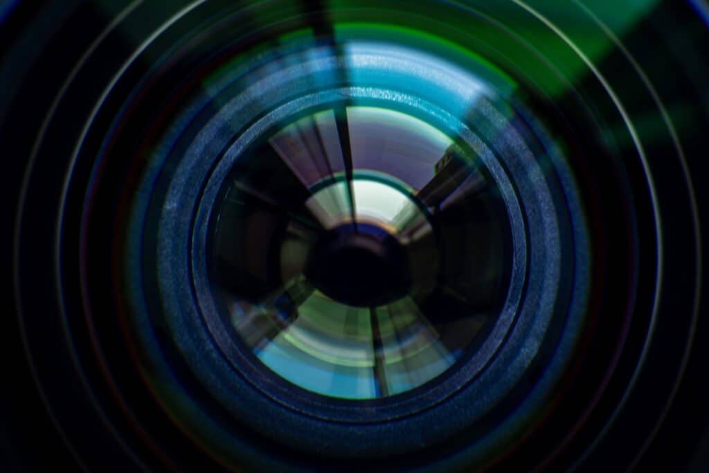 Close-up,Macro,Camera,Lens,,Camera,Lens,Close,Up,And,Blue